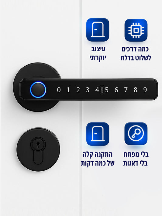 ידית חכמה לדלת